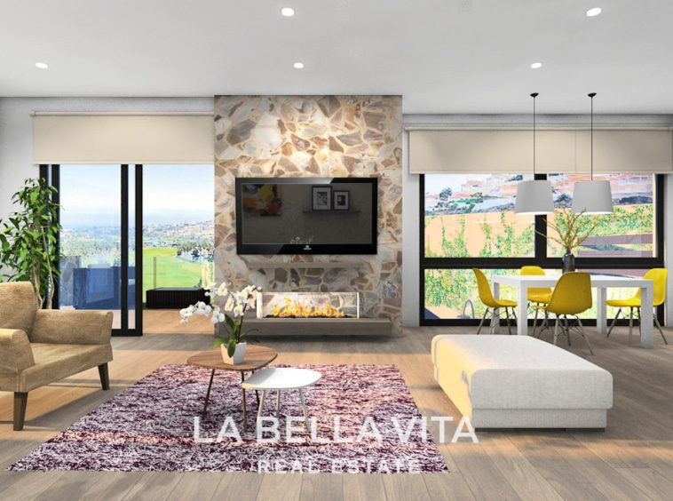 Luxury New Build Frontline Golf property for sale in La Marquesa, Rojales, Alicante