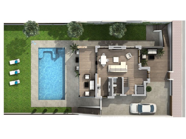 Luxury New Build Frontline Golf property for sale in La Marquesa, Rojales, Alicante