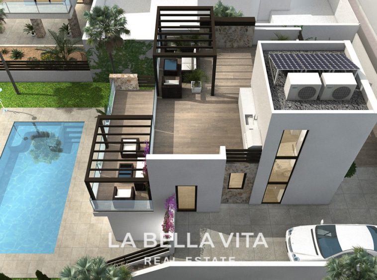 Luxury New Build Frontline Golf property for sale in La Marquesa, Rojales, Alicante