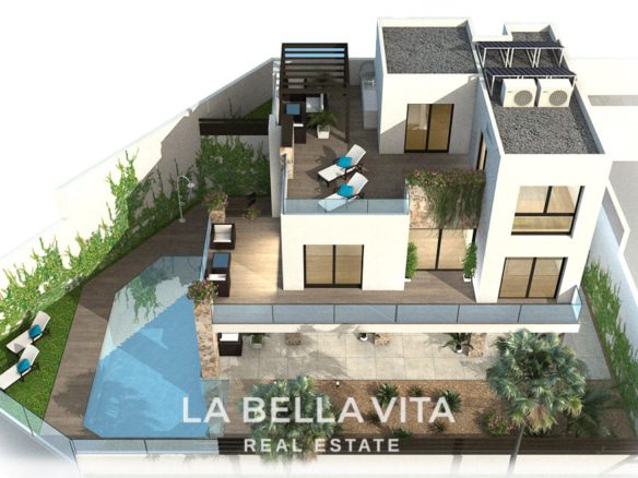 Luxury New Build Frontline Golf property for sale in La Marquesa, Rojales, Alicante