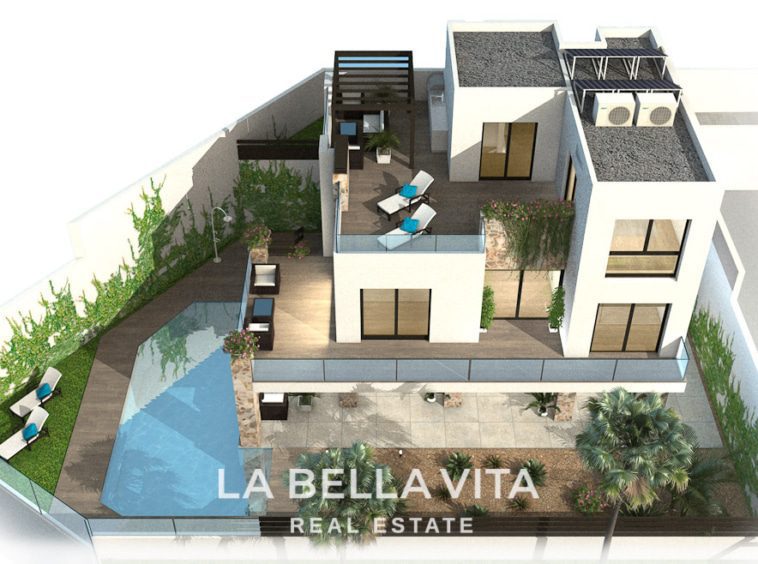 Luxury New Build Frontline Golf property for sale in La Marquesa, Rojales, Alicante