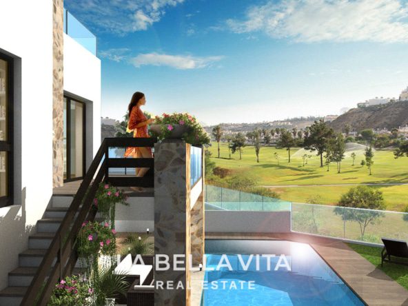 Luxury New Build Frontline Golf property for sale in La Marquesa, Rojales, Alicante