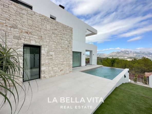 Brand-new Luxury properties with fantastic views in Polop, Costa Blanca North, Spain