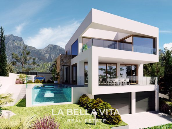 Brand-new Luxury properties with fantastic views in Polop, Costa Blanca North, Alicante, Spain