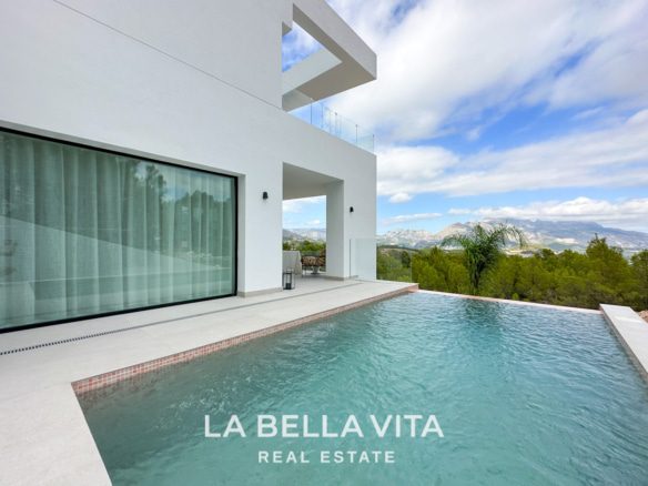 Brand-new Luxury properties with fantastic views in Polop, Costa Blanca North, Spain