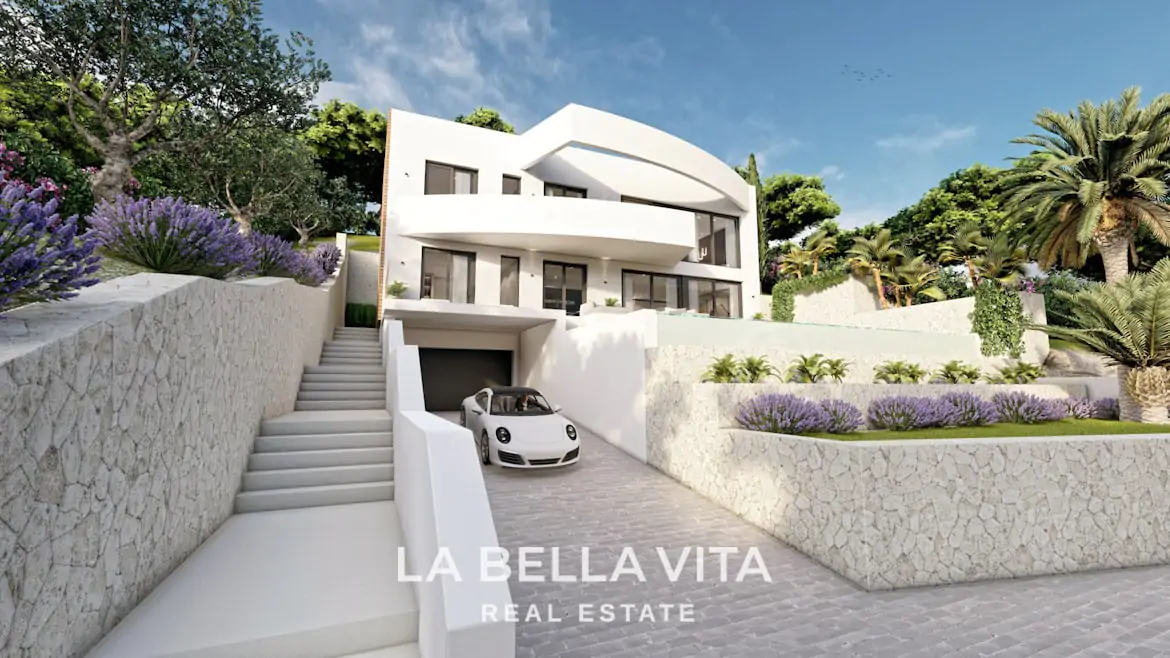 Cheap Luxury New Build Villa with private pool For Sale in Altea Hills, Costa Blanca North, Alicante