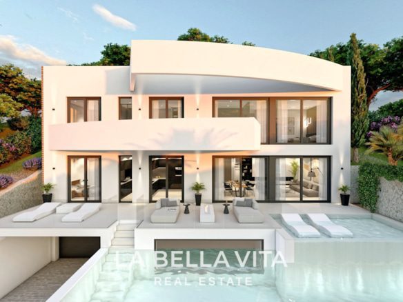 Cheap Luxury New Build Villa with private pool For Sale in Altea Hills, Costa Blanca North, Alicante