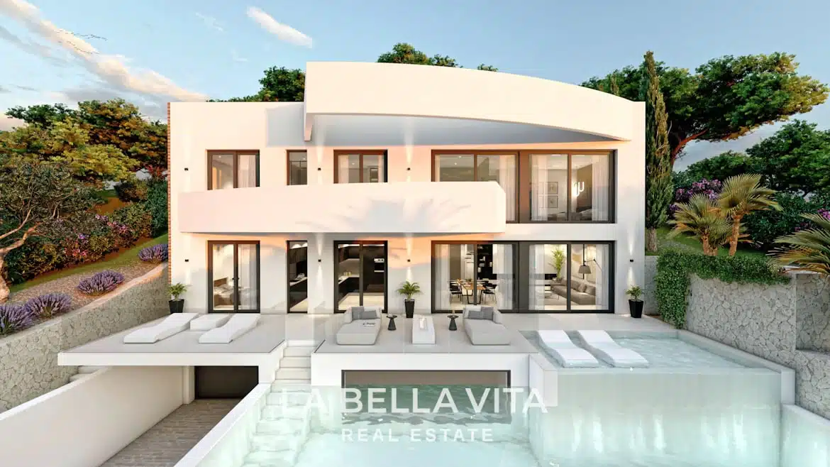 Cheap Luxury New Build Villa with private pool For Sale in Altea Hills, Costa Blanca North, Alicante