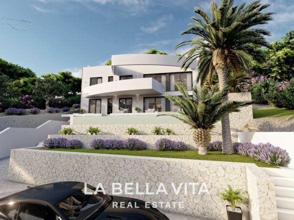 Cheap Luxury New Build Villa with private pool For Sale in Altea Hills, Costa Blanca North, Alicante