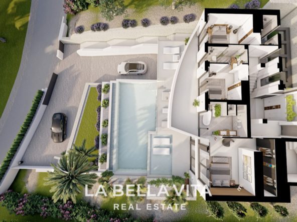 Cheap Luxury New Build Villa with private pool For Sale in Altea Hills, Costa Blanca North, Alicante