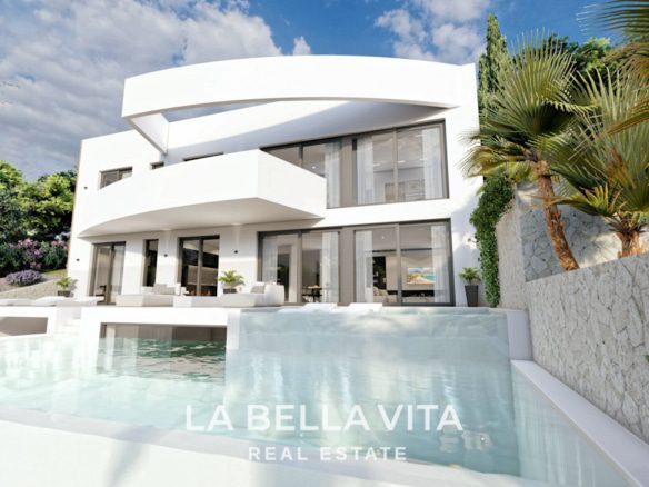 Cheap Luxury New Build Villa with private pool For Sale in Altea Hills, Costa Blanca North, Alicante
