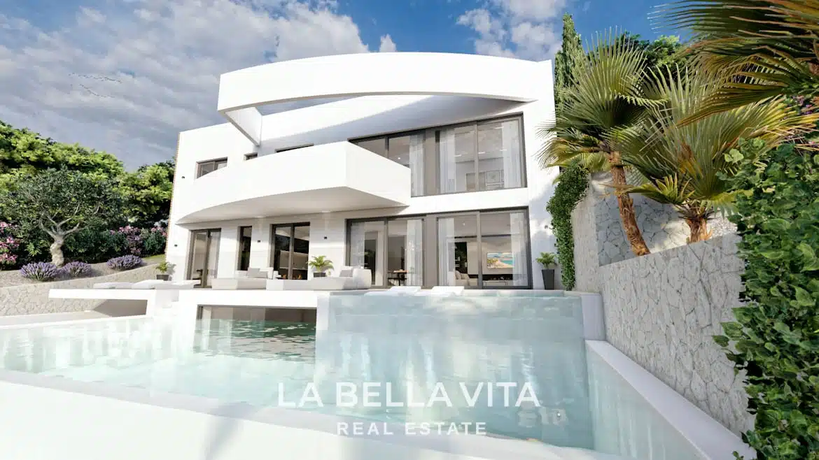 Cheap Luxury New Build Villa with private pool For Sale in Altea Hills, Costa Blanca North, Alicante