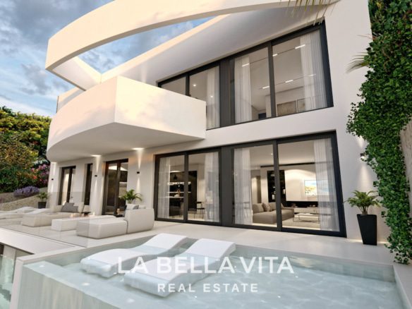 Cheap Luxury New Build Villa with private pool For Sale in Altea Hills, Costa Blanca North, Alicante