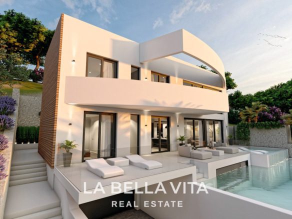 Cheap Luxury New Build Villa with private pool For Sale in Altea Hills, Costa Blanca North, Alicante