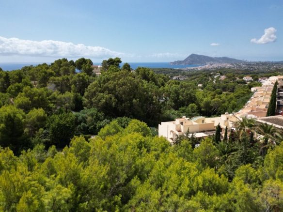 Cheap Luxury New Build Villa for sale in Altea Hills, Alicante views