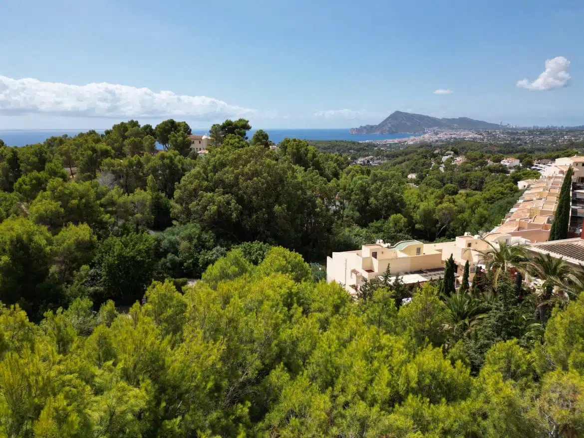Cheap Luxury New Build Villa for sale in Altea Hills, Alicante views