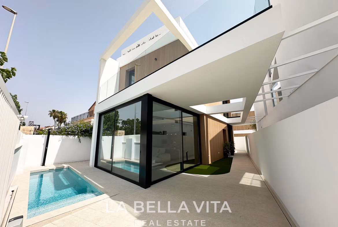 Villa de luxe sur la plage à vendre à Torre de la Horadada, Costa Blanca, Alicante-01 Luxury Beach Villa for sale in Torre de la Horadada, Costa Blanca, Alicante