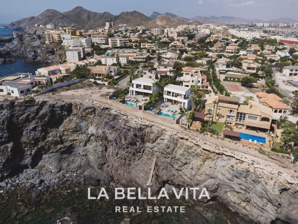 Seafront Luxury Villa on a cliff with panoramic sea views for sale in Cabo de Palos, Murcia-06