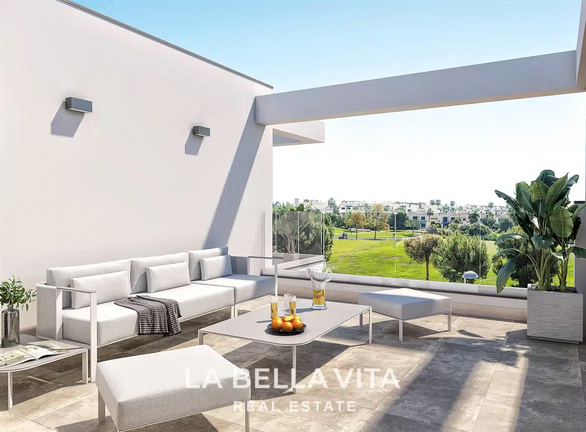 Luxury new build Frontline golf Property for sale in La Roda Golf & Beach, Murcia