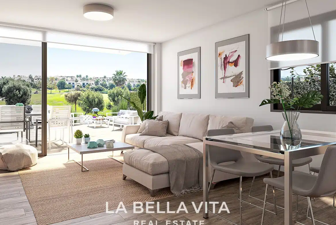Luxury new build Frontline golf Property for sale in La Roda Golf & Beach, Murcia