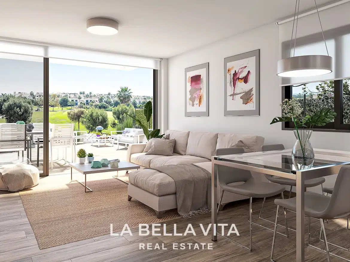 Luxury new build Frontline golf Property for sale in La Roda Golf & Beach, Murcia