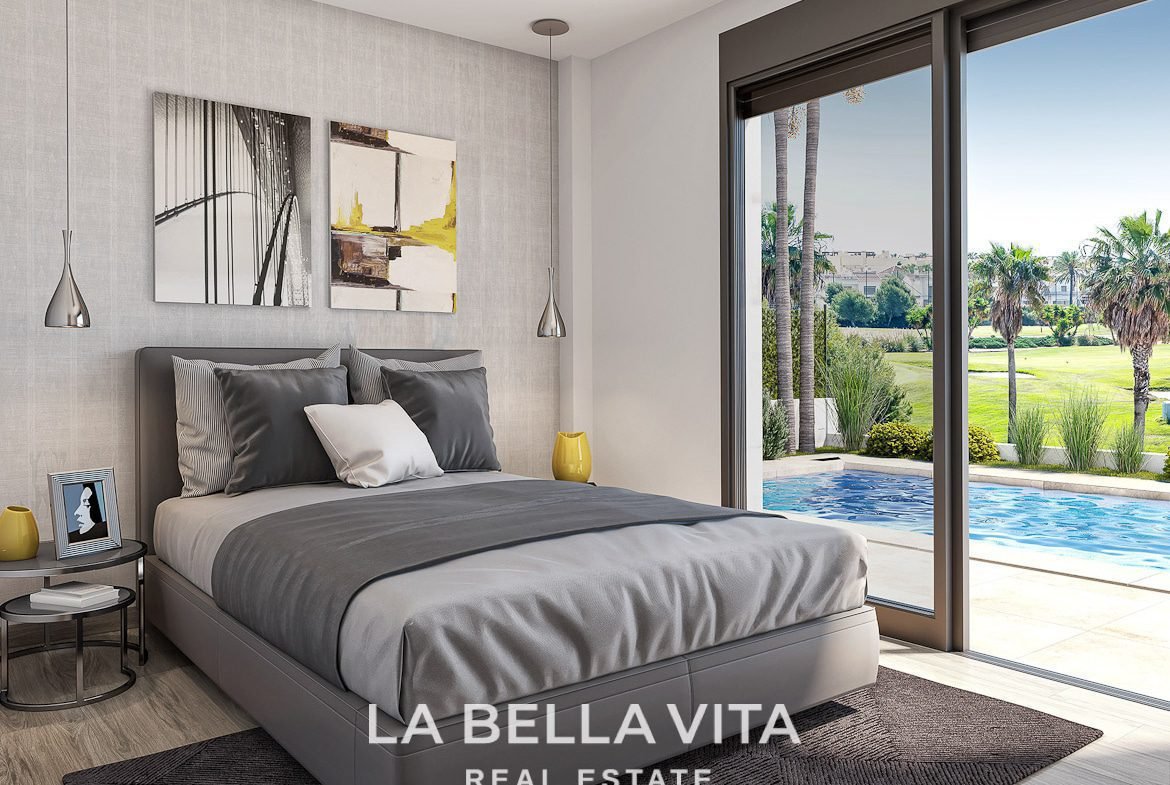 Luxury new build Frontline golf Property for sale in La Roda Golf & Beach, Murcia
