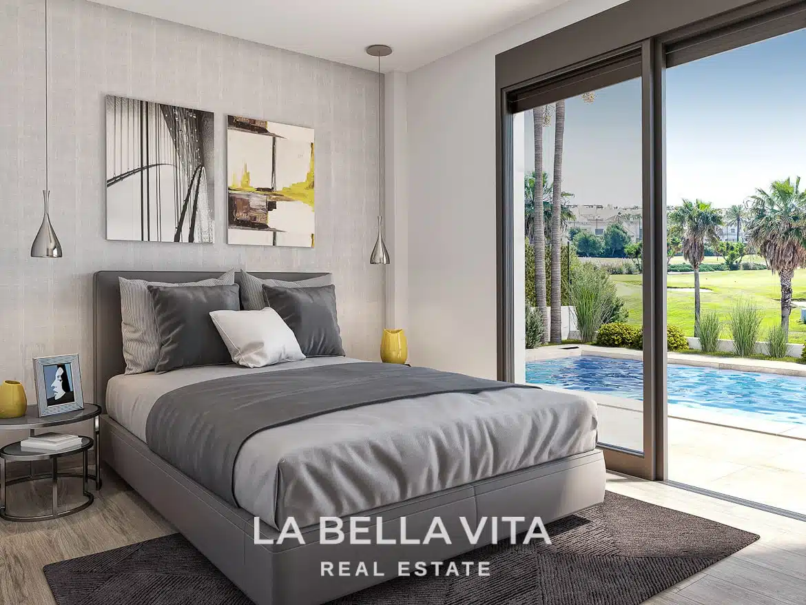 Luxury new build Frontline golf Property for sale in La Roda Golf & Beach, Murcia