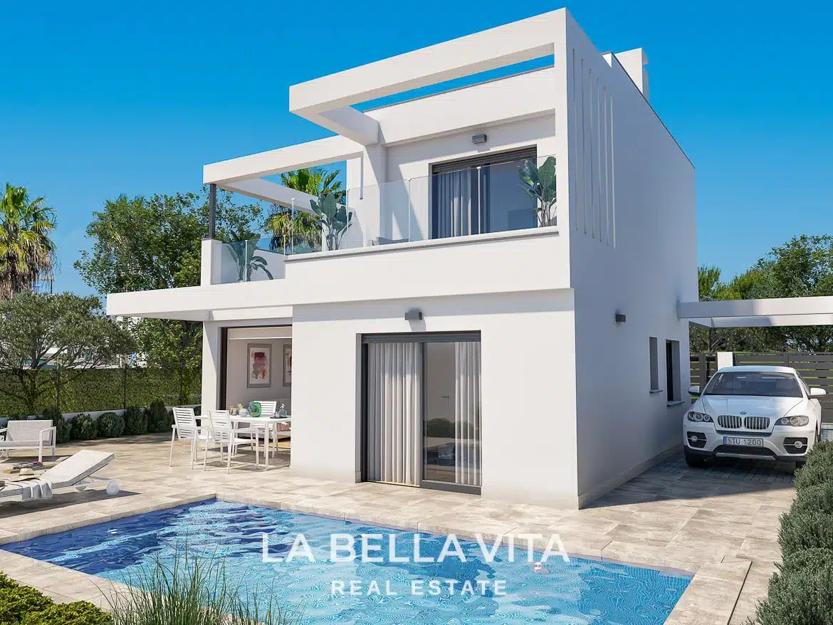 Luxury new build Frontline golf Property for sale in La Roda Golf & Beach, Murcia