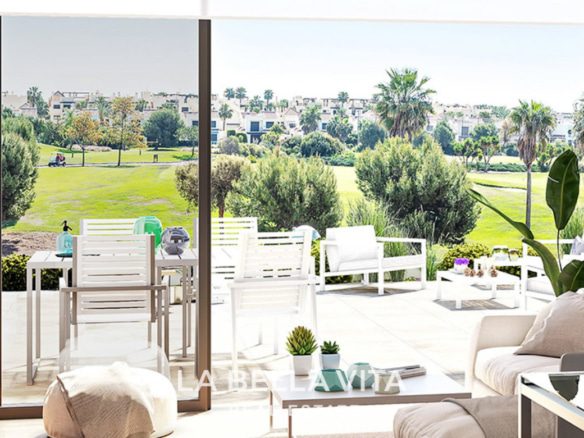 Luxury new build Frontline golf Property for sale in La Roda Golf & Beach, Murcia