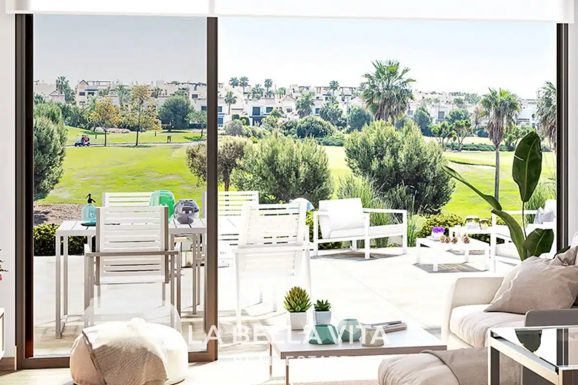 Luxury new build Frontline golf Property for sale in La Roda Golf & Beach, Murcia