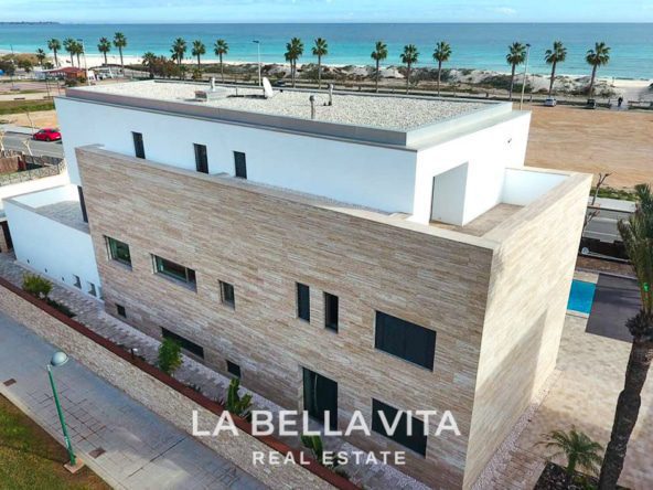 Impressive Seafront new build Luxury Beach Villa for sale in Torre de la Horadada, Alicante