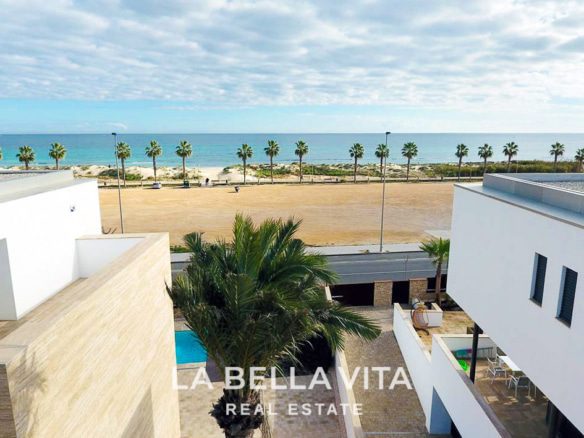 Impressive Seafront new build Luxury Beach Villa for sale in Torre de la Horadada, Alicante