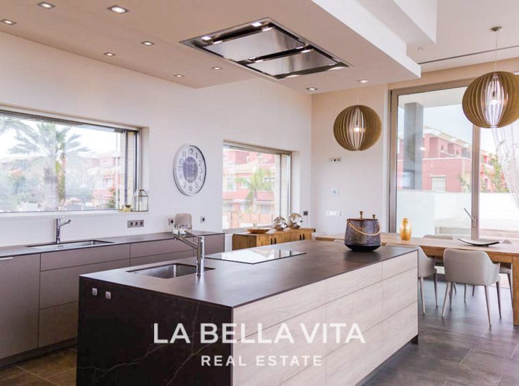 Impressive Seafront new build Luxury Beach Villa for sale in Torre de la Horadada, Alicante