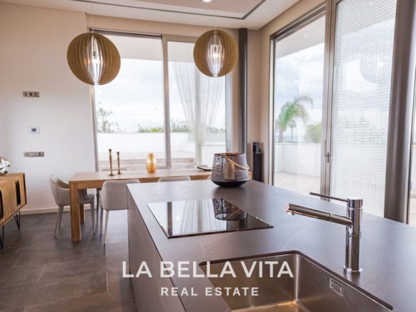 Impressive Seafront new build Luxury Beach Villa for sale in Torre de la Horadada, Alicante