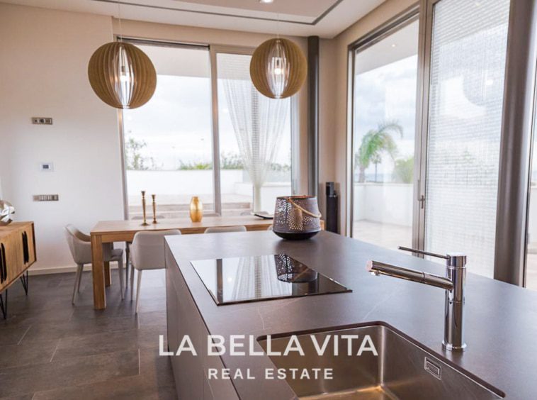 Impressive Seafront new build Luxury Beach Villa for sale in Torre de la Horadada, Alicante