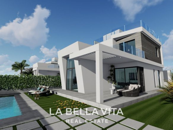 Modern Villas of new construction for sale in Balcón de Finestrat, Costa Blanca North