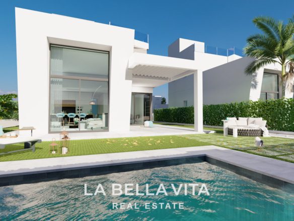 Modern Villas of new construction for sale in Balcón de Finestrat, Costa Blanca North