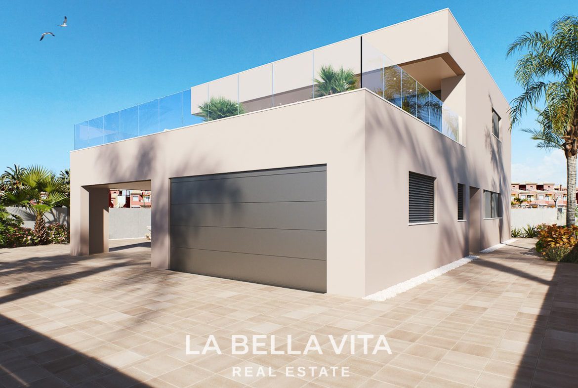 Elegant and Classy new build villa with sea views for sale in Torre de la Horadada, Alicante