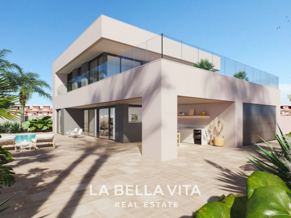 Elegant and Classy new build villa with sea views for sale in Torre de la Horadada, Alicante