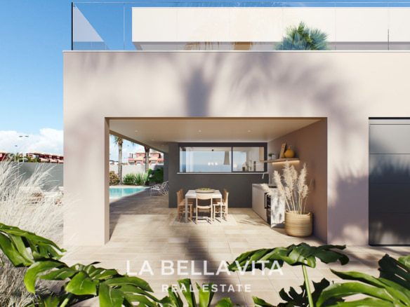 Elegant and Classy new build villa with sea views for sale in Torre de la Horadada, Alicante
