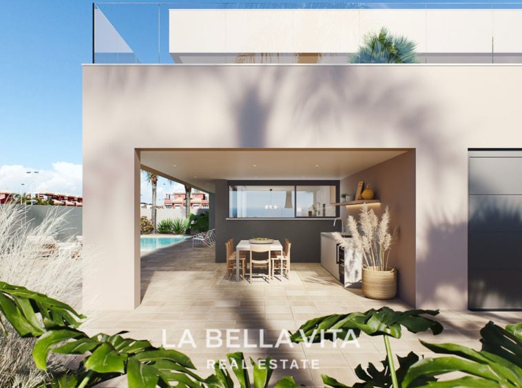Elegant and Classy new build villa with sea views for sale in Torre de la Horadada, Alicante