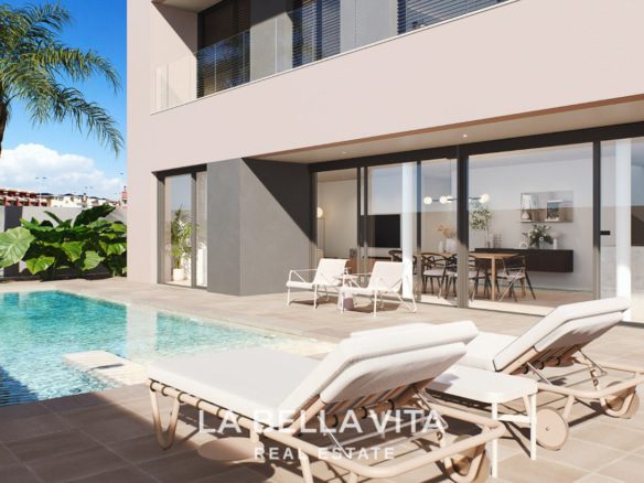 Elegant and Classy new build villa with sea views for sale in Torre de la Horadada, Alicante