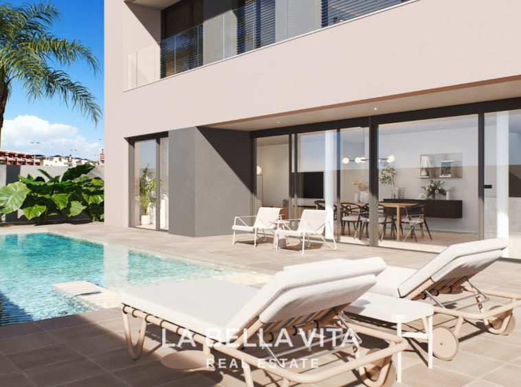 Elegant and Classy new build villa with sea views for sale in Torre de la Horadada, Alicante