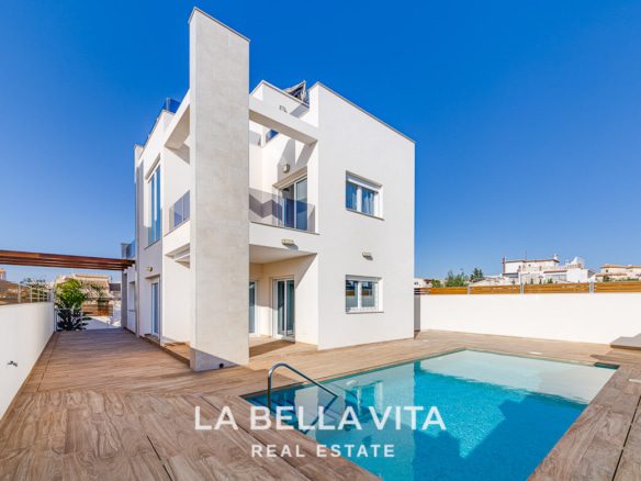 New Build Villa with sea views for sale in Aguas Nuevas, Torrevieja, Alicante, Spain