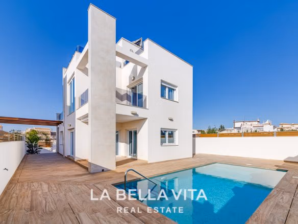 New Build Villa with sea views for sale in Aguas Nuevas, Torrevieja, Alicante, Spain