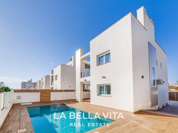 New Build Villa with sea views for sale in Aguas Nuevas, Torrevieja, Alicante, Spain