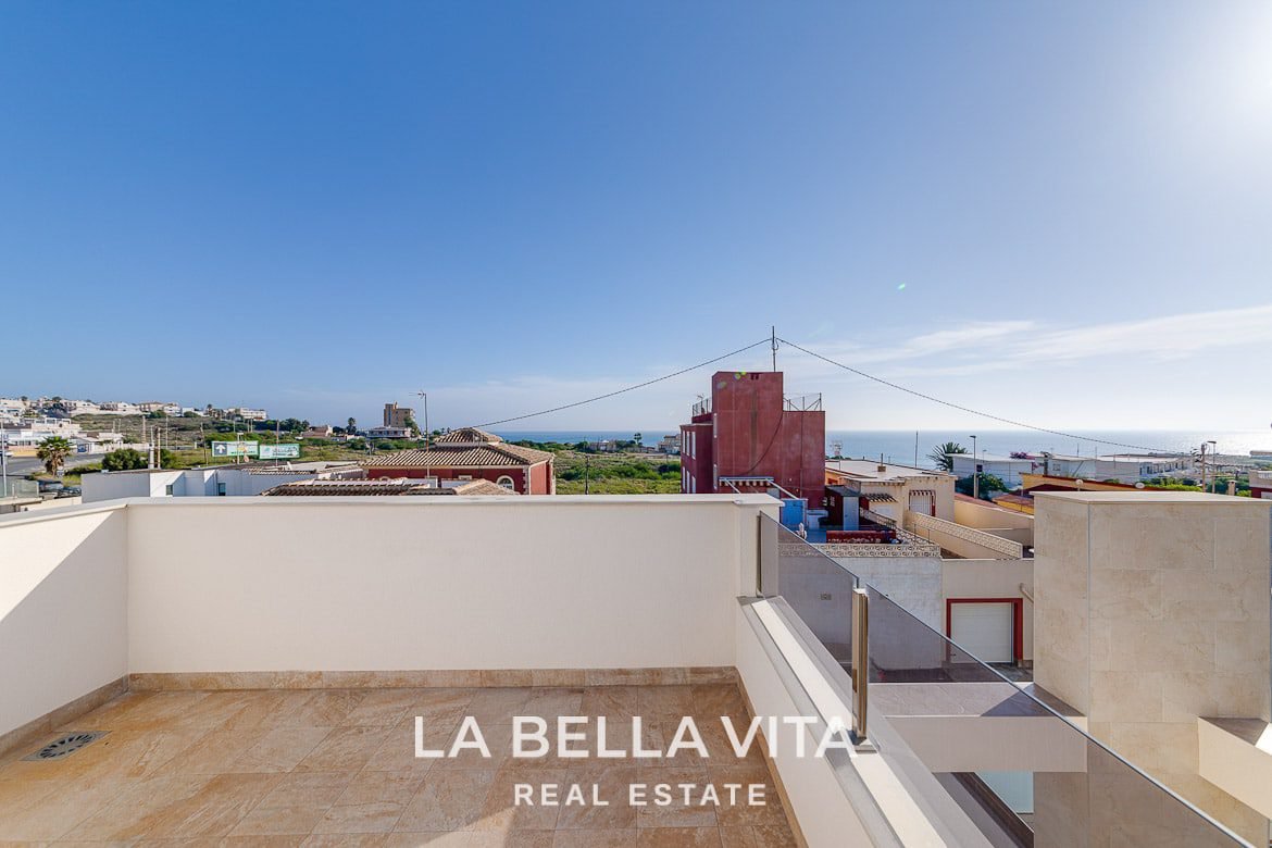 New Build Villa with sea views for sale in Aguas Nuevas, Torrevieja, Alicante, Spain