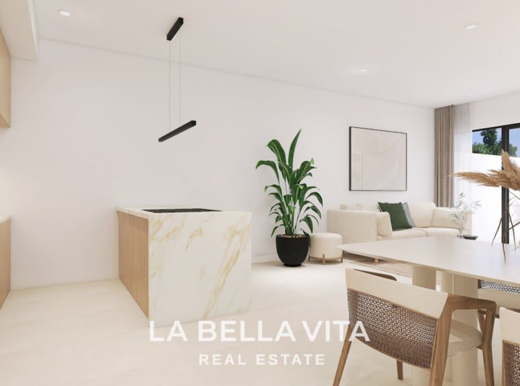 New Build beach Properties with sea views for sale in Torre de la Horadada, Alicante, Spain