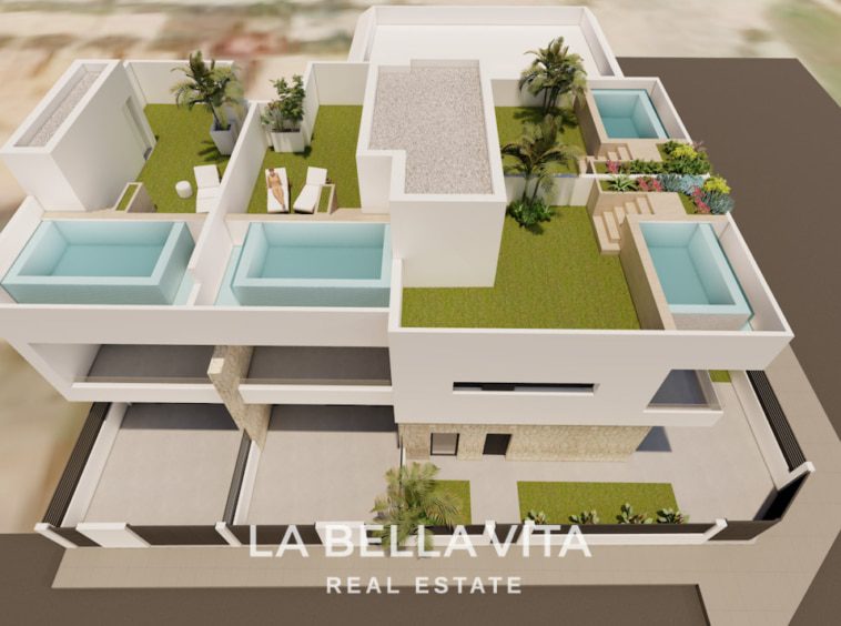 New Build beach Properties with sea views for sale in Torre de la Horadada, Alicante, Spain