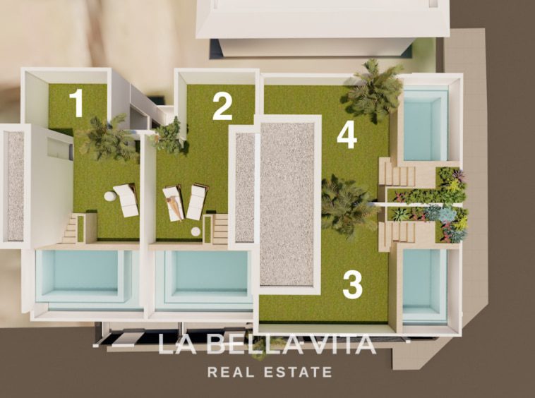 New Build beach Properties with sea views for sale in Torre de la Horadada, Alicante, Spain